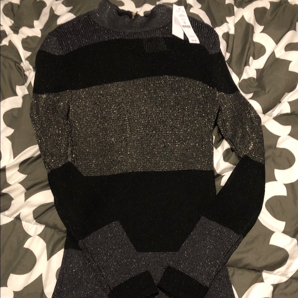 Whbm black dress